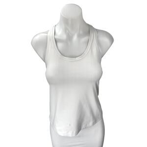 Lululemon Women's White Sleeveless Racerback Workout Athletic Tank Top Size 4